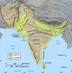 L'histoire de l'Inde, carte 