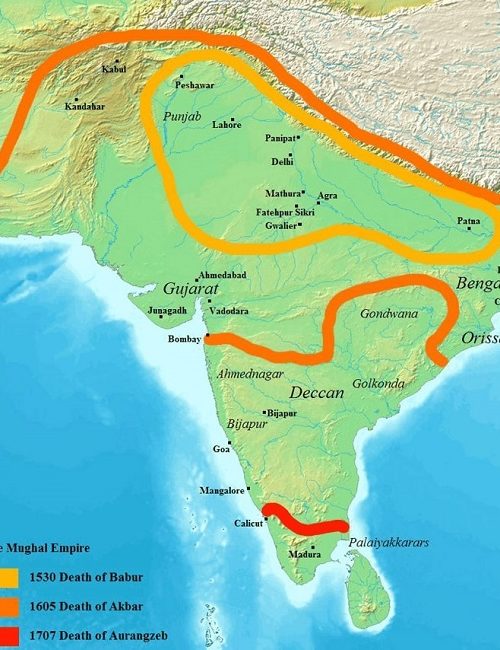 Empire moghol, Mughal empire, India, Inde, histoire, history