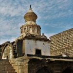 Gomukh temple, Lonar lake, entrance of wildlife sanctuary, entréé de la réserve naturelle, wildlife sanctuary