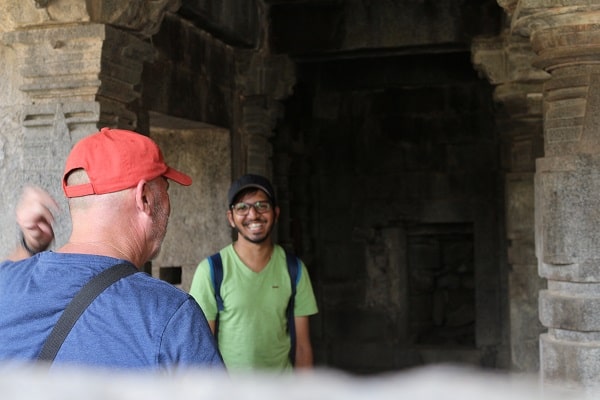 Lonar lake avec des clients, lonar lake with customers